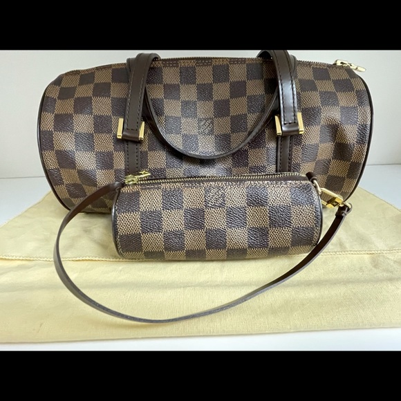 LOUIS VUITTON Papillon Ebene Brown Damier Canvas - Picture 3 of 11